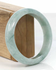 Baikalla Jewelry Jadeite Jade Bangle Bracelet Natural Ice Jadeite Jade Bangle Bracelet ( 57.3 mm )