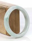 Baikalla Jewelry Jadeite Jade Bangle Bracelet Copy of Baikalla™ "Classic Bangle" Genuine Burmese Green Jadeite Jade Bangle Bracelet (59mm)