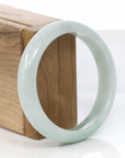 Baikalla Jewelry Jadeite Jade Bangle Bracelet Copy of Baikalla™ "Classic Bangle" Genuine Burmese Green Jadeite Jade Bangle Bracelet (59mm)