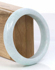 Baikalla Jewelry Jadeite Jade Bangle Bracelet Copy of Lavender- Green Natural Genuine Burmese Jadeite Jade Bangle ( 56.14 mm )