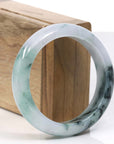 Baikalla Jewelry Jadeite Jade Bangle Bracelet Natural Burmese Blue-green Jadeite Jade Bangle Bracelet (56.19mm)