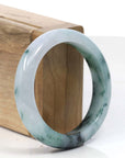 Baikalla Jewelry Jadeite Jade Bangle Bracelet Copy of Copy of Copy of Copy of Natural Burmese Blue-green Jadeite Jade Bangle Bracelet (56.19mm)