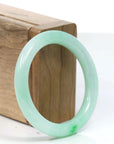 Baikalla Jewelry Jadeite Jade Bangle Bracelet Copy of Copy of Natural Burmese Apple Green Jadeite Jade Bangle Bracelet ( 53.6 mm)