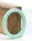 Baikalla Jewelry Jadeite Jade Bangle Bracelet Copy of Copy of Natural Burmese Apple Green Jadeite Jade Bangle Bracelet ( 53.6 mm)