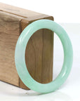 Baikalla Jewelry Jadeite Jade Bangle Bracelet Copy of Copy of Natural Burmese Apple Green Jadeite Jade Bangle Bracelet ( 53.6 mm)