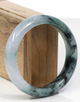 Baikalla Jewelry Jadeite Jade Bangle Bracelet Copy of Copy of Copy of Natural Burmese Blue-green Jadeite Jade Bangle Bracelet (56.19mm)