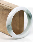 Baikalla Jewelry Jadeite Jade Bangle Bracelet Copy of Copy of Copy of Natural Jadeite Jade Blue-green Bangle Bracelet (58.52 mm)