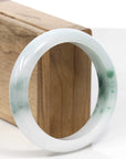 Baikalla Jewelry Jadeite Jade Bangle Bracelet Copy of Copy of Copy of Natural Jadeite Jade Blue-green Bangle Bracelet (58.52 mm)