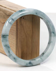 Baikalla Jewelry Jadeite Jade Bangle Bracelet Natural Burmese Blue-green Jadeite Jade Bangle Bracelet (67.24mm)