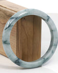 Baikalla Jewelry Jadeite Jade Bangle Bracelet Natural Burmese Blue-green Jadeite Jade Bangle Bracelet (67.24mm)