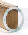 Baikalla Jewelry Jadeite Jade Bangle Bracelet Baikalla "Petite" Natural Burmese Blue-green Jadeite Jade Bangle Bracelet (53.9 mm)