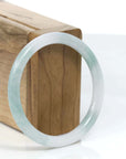 Baikalla Jewelry Jadeite Jade Bangle Bracelet Baikalla "Petite" Natural Burmese Blue-green Jadeite Jade Bangle Bracelet (53.9 mm)