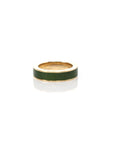 Baikalla Jewelry Gold Jadeite Jade Ring Copy of Baikalla "Classic Oval Signet" 14k Genuine Forest Green Old mine Jadeite Jade Men's Ring
