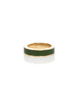 Baikalla Jewelry Gold Jadeite Jade Ring Copy of Baikalla "Classic Oval Signet" 14k Genuine Forest Green Old mine Jadeite Jade Men's Ring