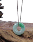 Baikalla Jewelry Jade Pendant Necklace Copy of Copy of Copy of Copy of Baikalla "Good Luck Button" Necklace Green Jadeite Jade Pendant For Men