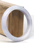 Baikalla Lavender Jadeite Jade Bangle Bracelet (59.6mm)