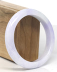 Baikalla Lavender Jadeite Jade Bangle Bracelet (59.6mm)