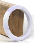 Baikalla Lavender Jadeite Jade Bangle Bracelet (59.6mm)
