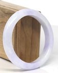 Baikalla Lavender Jadeite Jade Bangle Bracelet (59.6mm)