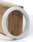 Baikalla Green With SaJin Jadeite Jade Bangle Bracelet (57.5mm)
