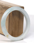 Baikalla Green With SaJin Jadeite Jade Bangle Bracelet (57.5mm)
