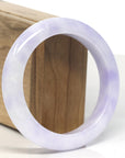 Baikalla Lavender Jadeite Jade Bangle Bracelet (58mm)