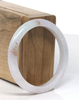 Baikalla Lavender with Specks of SaJin "Golden Dust" Jadeite Jade Bangle Bracelet (55.4mm)
