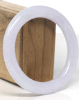 Baikalla "Traditional Full Round" Light Lavender Jadeite Jade Bangle Bracelet (59.4mm)
