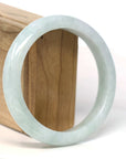 Baikalla Jewelry Jadeite Jade Bangle Bracelet Baikalla Natural Burmese Light Green Jadeite Jade Bangle Bracelet (62.20mm)