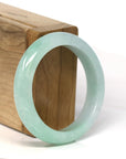 Baikalla Jewelry Jadeite Jade Bangle Bracelet Baikalla Natural Burmese High-quality AppleGreen Jadeite Jade Bangle Bracelet (52.21mm)