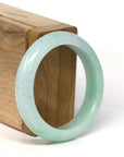 Baikalla Jewelry Jadeite Jade Bangle Bracelet Baikalla Natural Burmese High-quality AppleGreen Jadeite Jade Bangle Bracelet (52.21mm)