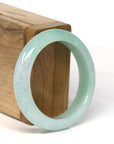Baikalla Jewelry Jadeite Jade Bangle Bracelet Baikalla Natural Burmese High-quality AppleGreen Jadeite Jade Bangle Bracelet (52.21mm)