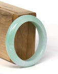 Baikalla Jewelry Jadeite Jade Bangle Bracelet Baikalla Natural Burmese High-quality AppleGreen Jadeite Jade Bangle Bracelet (52.21mm)