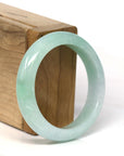 Baikalla Jewelry Jadeite Jade Bangle Bracelet Baikalla Natural Burmese High-quality AppleGreen Jadeite Jade Bangle Bracelet (52.21mm)