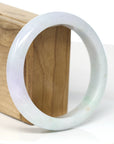 Baikalla Jewelry Jadeite Jade Bangle Bracelet Baikalla Natural Burmese Light Lavender and Green Jadeite Jade Bangle Bracelet (62.58mm)