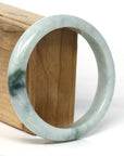 Baikalla Jewelry Jadeite Jade Bangle Bracelet Baikalla Natural Burmese Blue Green Jadeite Jade Bangle Bracelet (62.3mm)