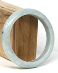 Baikalla Jewelry Jadeite Jade Bangle Bracelet Baikalla Natural Burmese Blue-Green Jadeite Jade Bangle Bracelet (55.81 mm)