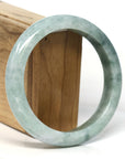 Baikalla Jewelry Jadeite Jade Bangle Bracelet Baikalla "Half Round" Green Jadeite Jade Bangle Bracelet (62.61 mm)