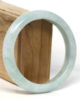 Baikalla Jewelry Jadeite Jade Bangle Bracelet Baikalla "Half Round" Light Green Jadeite Jade Bangle Bracelet (62.28 mm)
