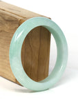 Baikalla Jewelry Jadeite Jade Bangle Bracelet Baikalla Natural Burmese Green Jadeite Jade Bangle Bracelet (55.69mm)