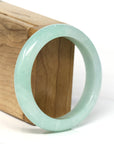 Baikalla Jewelry Jadeite Jade Bangle Bracelet Baikalla Natural Burmese Green Jadeite Jade Bangle Bracelet (55.69mm)