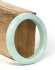 Baikalla Jewelry Jadeite Jade Bangle Bracelet Baikalla Natural Burmese Apple Green Jadeite Jade Bangle Bracelet (54.57mm)