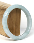 Baikalla Jewelry Jadeite Jade Bangle Bracelet Baikalla Natural Burmese Light Green Jadeite Jade Bangle Bracelet (63.30mm)