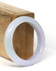 Baikalla Jewelry Jadeite Jade Bangle Bracelet Baikalla High-quality Natural Burmese Lavender Green Jadeite Jade Bangle Bracelet (51.48mm)