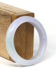 Baikalla Jewelry Jadeite Jade Bangle Bracelet Baikalla High-quality Natural Burmese Lavender Green Jadeite Jade Bangle Bracelet (51.48mm)