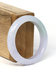 Baikalla Jewelry Jadeite Jade Bangle Bracelet Baikalla High-quality Natural Burmese Lavender Green Jadeite Jade Bangle Bracelet (51.48mm)