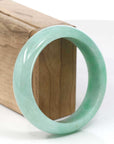 Baikalla Jewelry Jadeite Jade Bangle Bracelet Copy of Baikalla Classic Green Natural Jadeite Jade Wider Bangle Bracelet (57.8 mm)