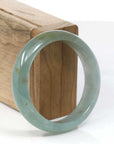Baikalla Jewelry Jadeite Jade Bangle Bracelet Copy of Copy of Copy of Copy of Copy of Burmese High-end Ice Blue-green Jade Jadeite Bangle Bracelet (58.83mm) ( Collectibles )T069