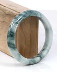 Baikalla Jewelry Jadeite Jade Bangle Bracelet Copy of Natural Burmese Blue-green Jadeite Jade Bangle Bracelet (62.17mm)