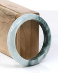 Baikalla Jewelry Jadeite Jade Bangle Bracelet Copy of Copy of Copy of Natural Burmese Blue-green Jadeite Jade Bangle Bracelet (62.07mm)